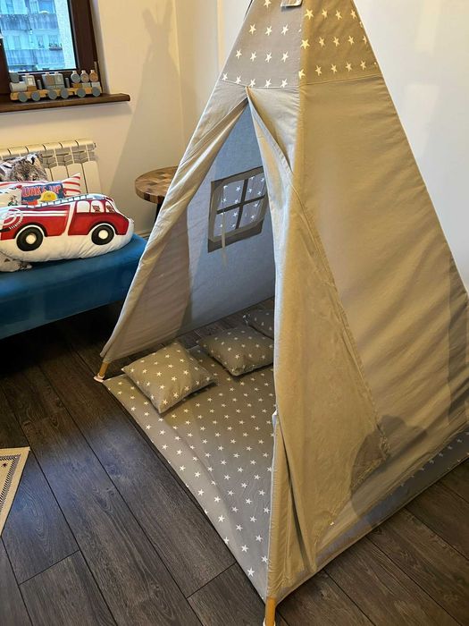 Namiot Tipi + stabilizator – bardzo dobry stan