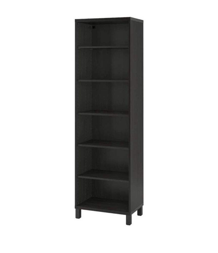 2 REGALY IKEA BESTA + fronty bialy polysk Selsviken STAN SUPER