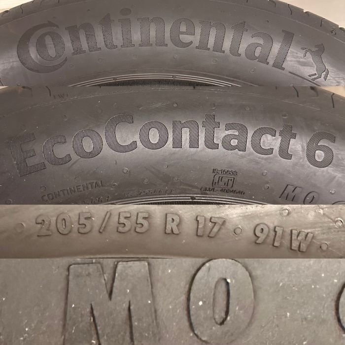 Komplet opon premium Continental 2024r 205/55/17 cenaZAkomplet wysyłka