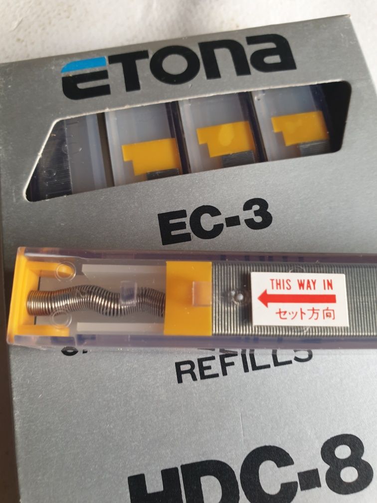 Zszywki ETONA HDC8 Staples (FOR EC-3) 8mm - Yellow