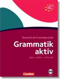 Цветные учебники немецкого языка Grammatik Aktiv A1-B1, B1+ и B2-C1.