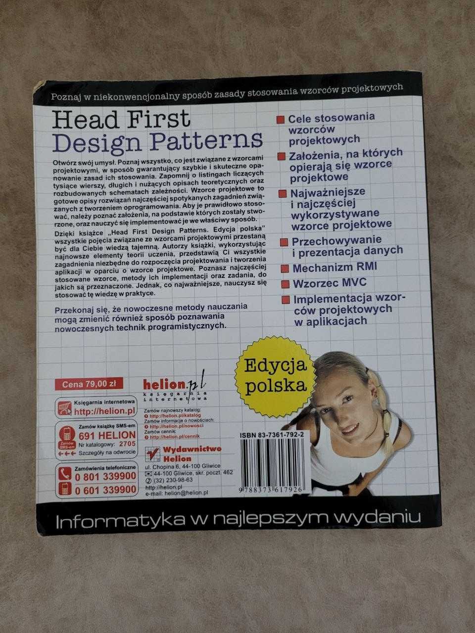 "Head First Design Patterns" Freeman, Sierra, Bates, edycja polska