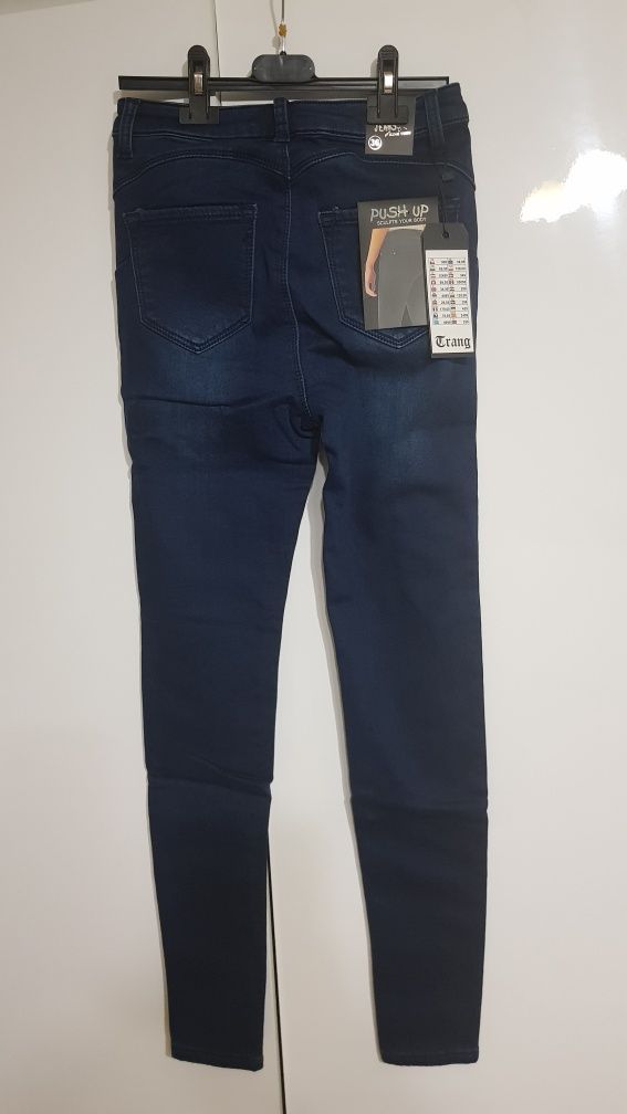 Trang jeans spodnie jeansowe push up r.36