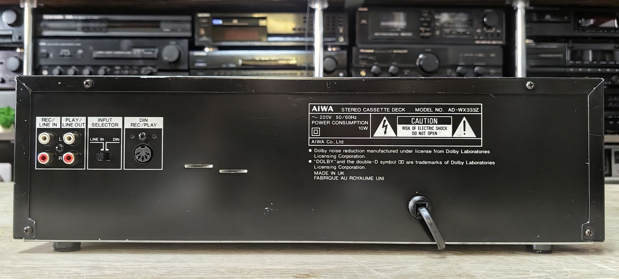 Касетний програвач Aiwa AD-WX333
