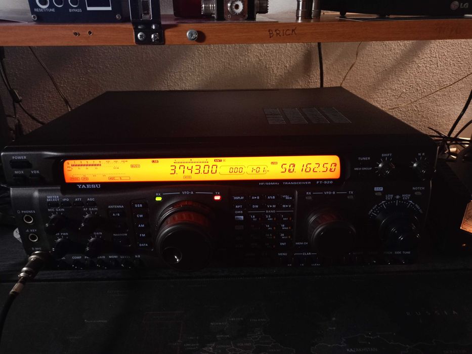 Transceiver HF/50MHz Yaesu FT920 100W ATU super stan, sprzedam