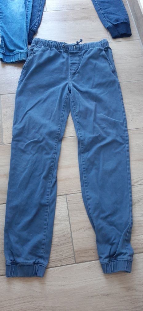 3 pary spodni bawełna jeans 11-12 lat