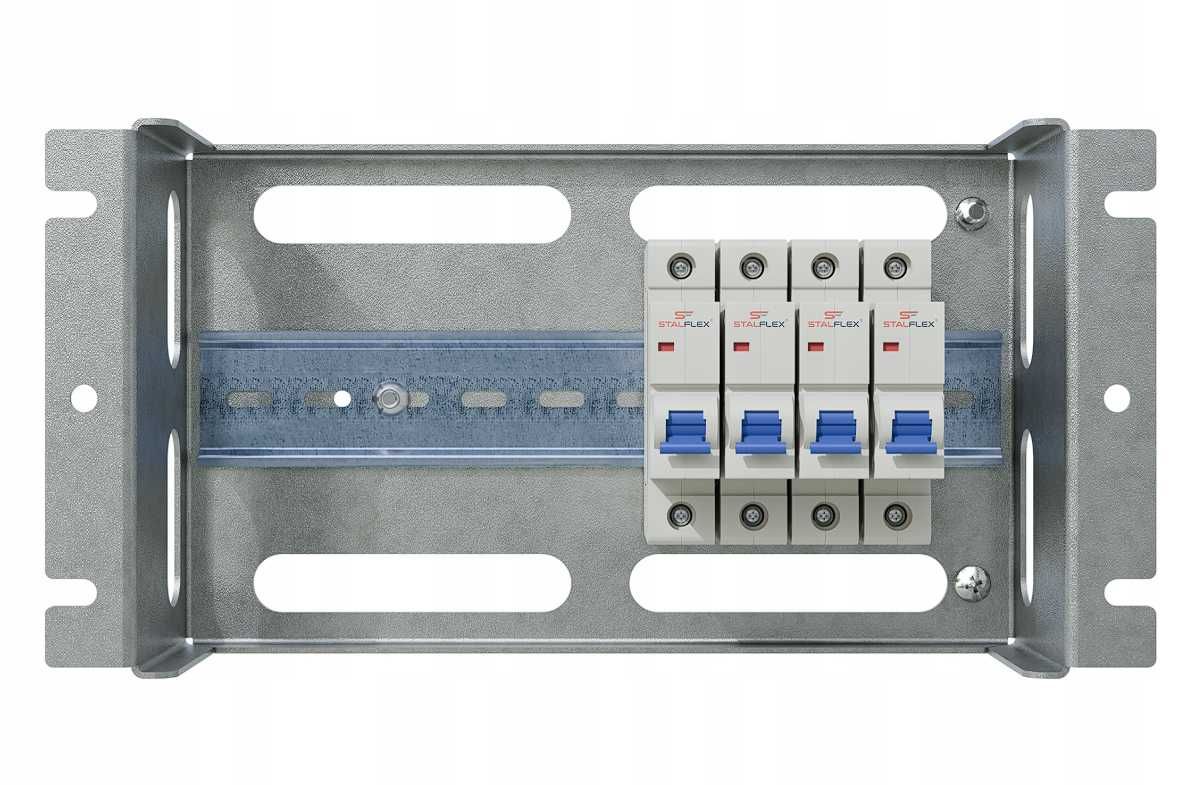 Panel Dystrybucji Napięć RACK 10" 3U/60/22xS DIN TS35/TH35 Stalflex