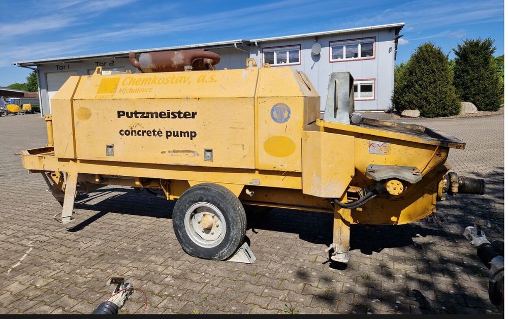 Оренда  стационарный бетононасоса Putzmeister BSA 1407