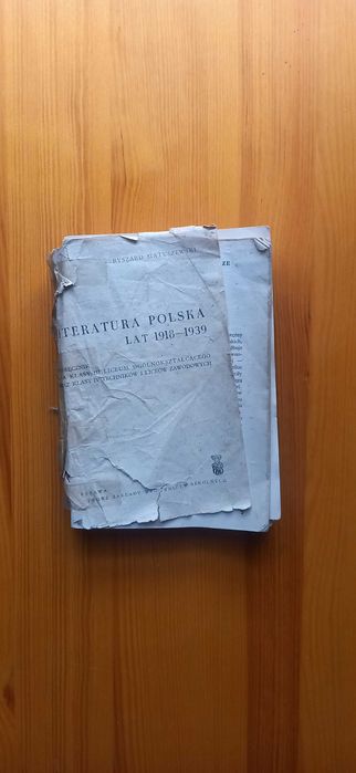 Literatura Polska 1918 - 1939 Matuszewski 1970