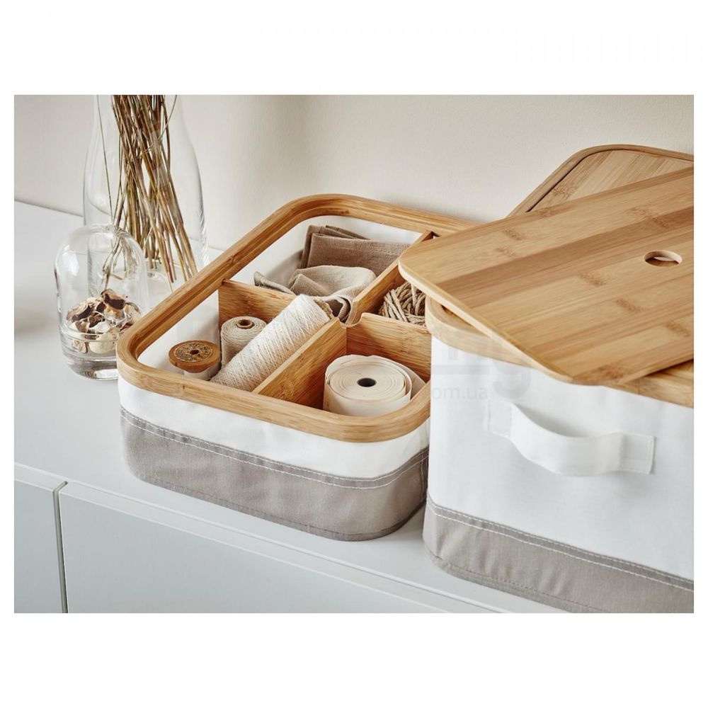 RABBLA IKEA pudełko z przegrodami 35cm