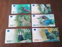 Banknoty euro projekty
