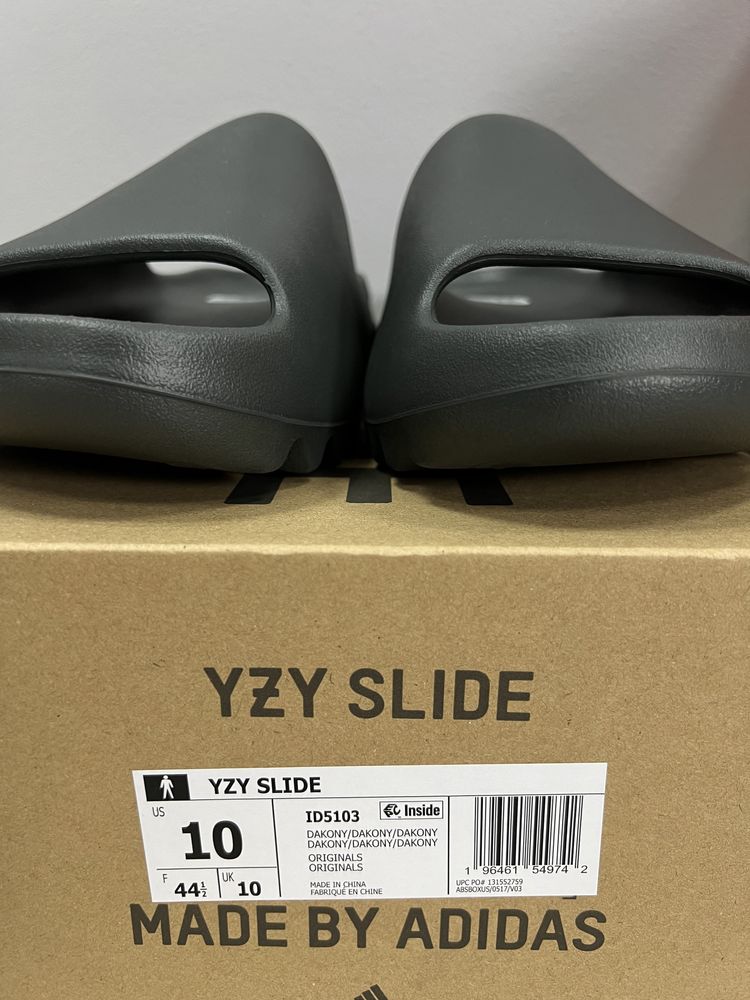 Adidas Yeezy Slide Dark Onyx (black, адідас слайд)