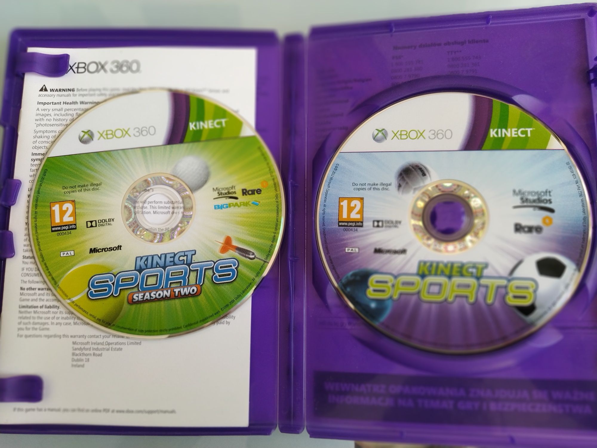 NOWA gra Xbox 360 Kinect sports najlepsza kolekcja na prezent PL