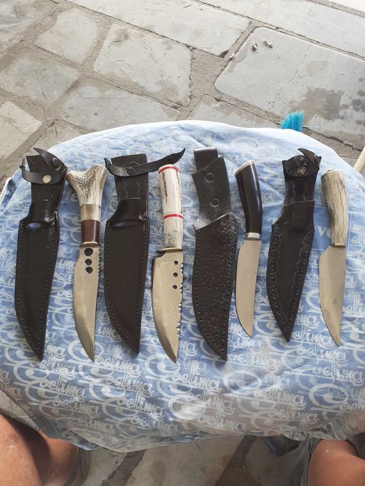 facas caça e lanças de remate
