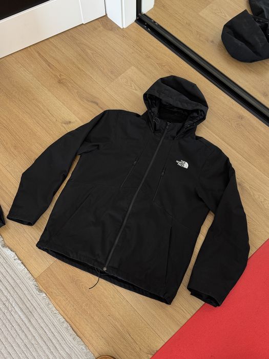 The north face windwall куртка сноуборд лижі утеплена пух чорна Л l