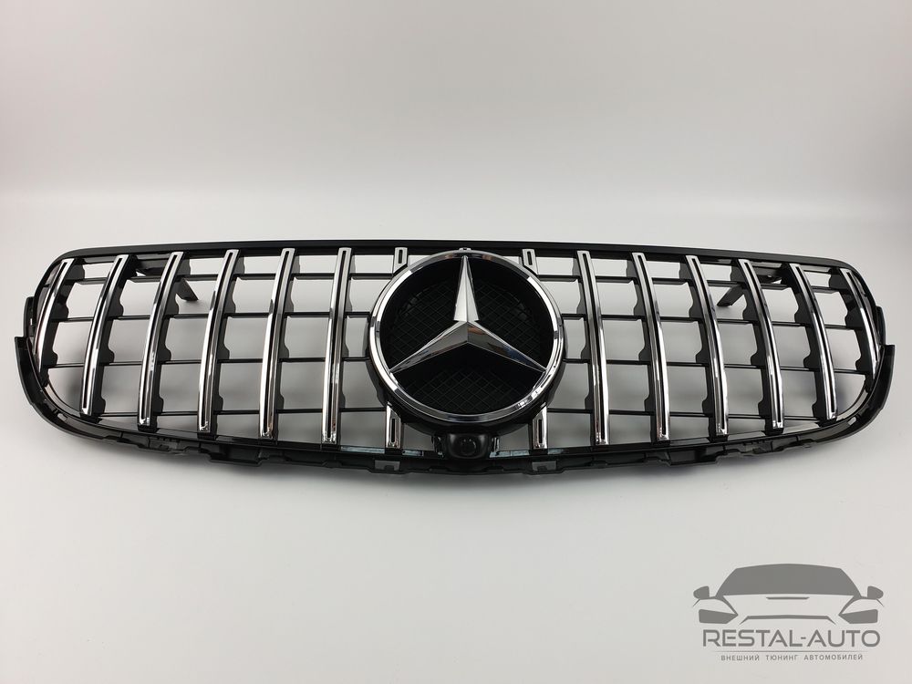 Решетка радиатора Mercedes GLC/GLC Купе X253/C253 2015-2019 GT Хром