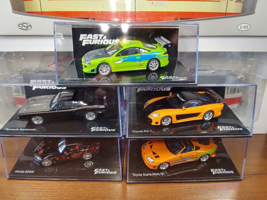 Модели Dodge,Ford, Chevrolet,Plymouth, Nissan, Jensen Fast& Furious 1: