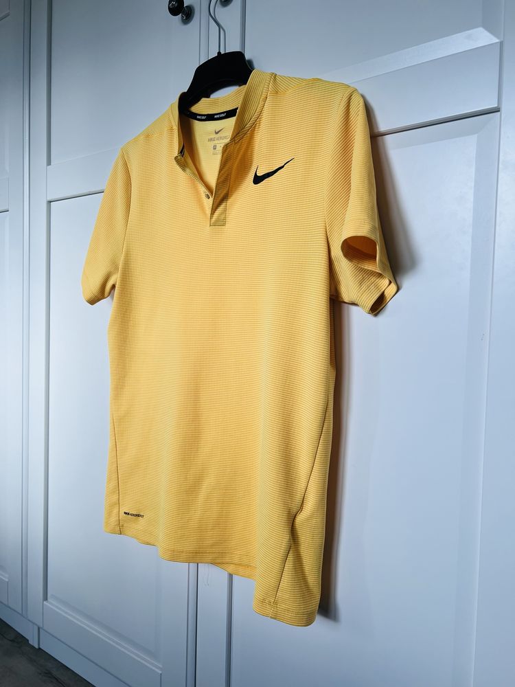 Koszula sportowa Nike golf żółta rozmiar M