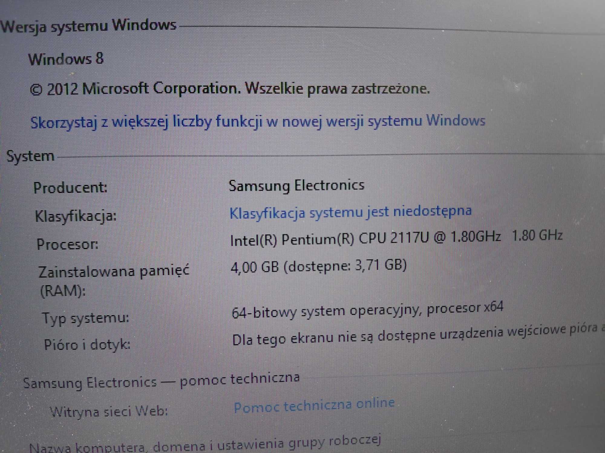 Laptop Samsung Notebook NP270E5E Intel Pentium