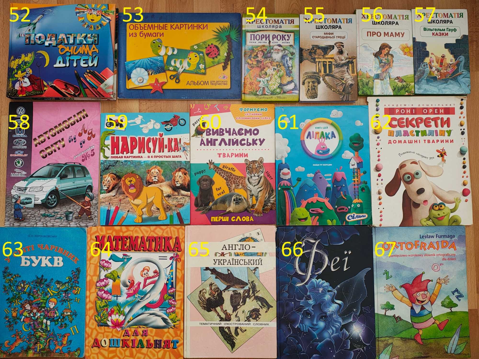 книга/книги/буквар/математика/читанка/англійська мова