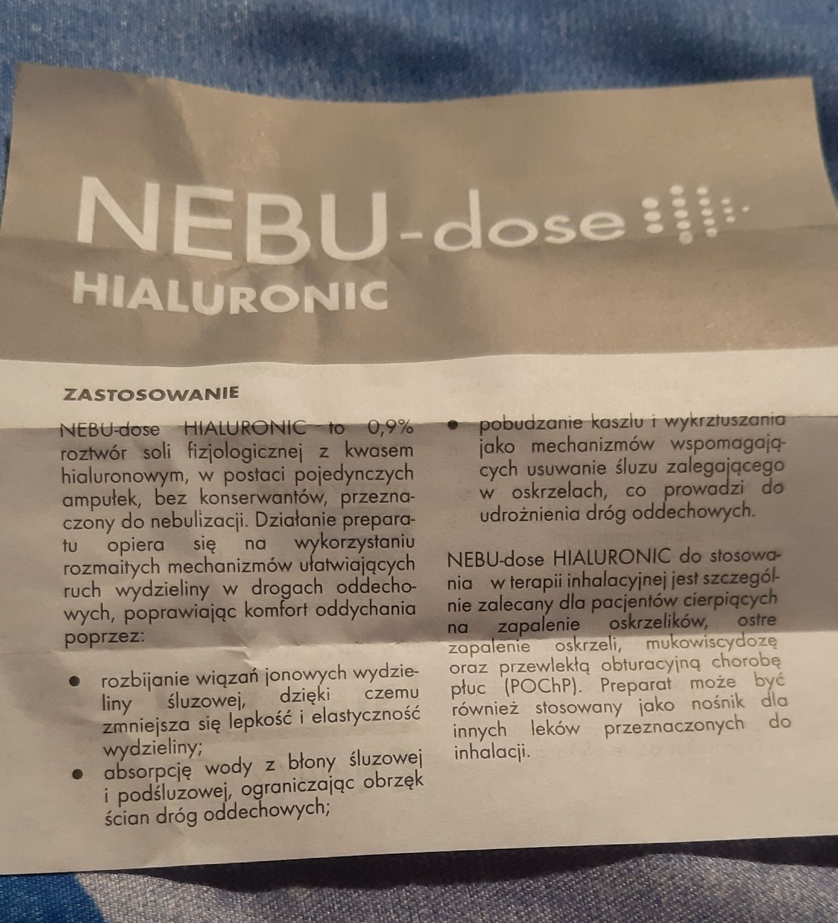 Nebu-Dose Hialuronic do inhalacji