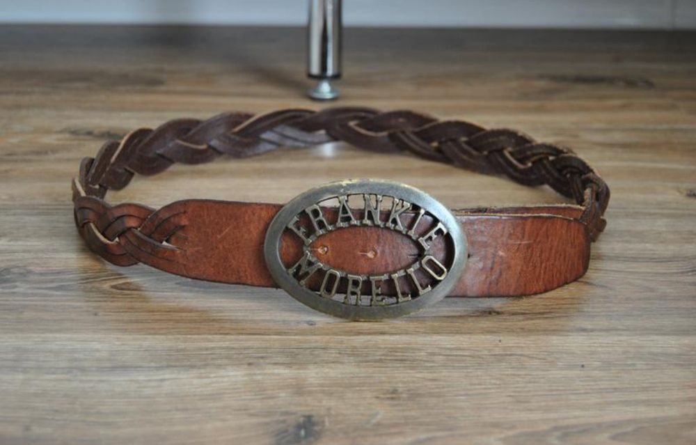 FRANKIE MORELLO плетений ремінь ручної роботи Італія.