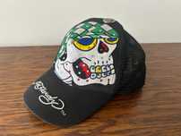 ED Hardy czapka z daszkiem z siatką bejsbolówka vintage
