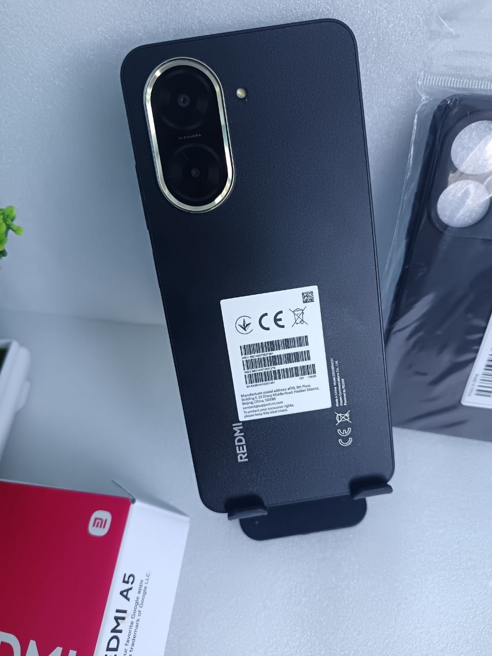 4/128GB, новый Xiaomi redmi a5, телефон+чехол