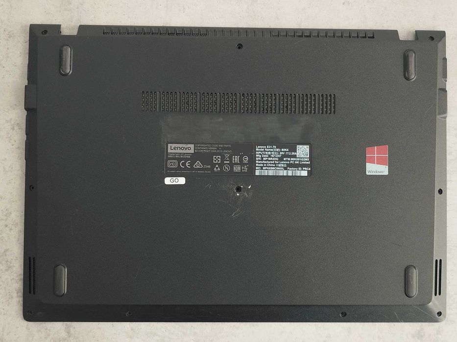 Dolna obudowa do laptopa Lenovo E31-80
