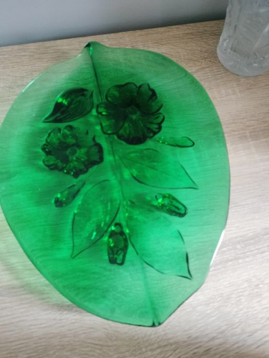 Patera z grubego szkła