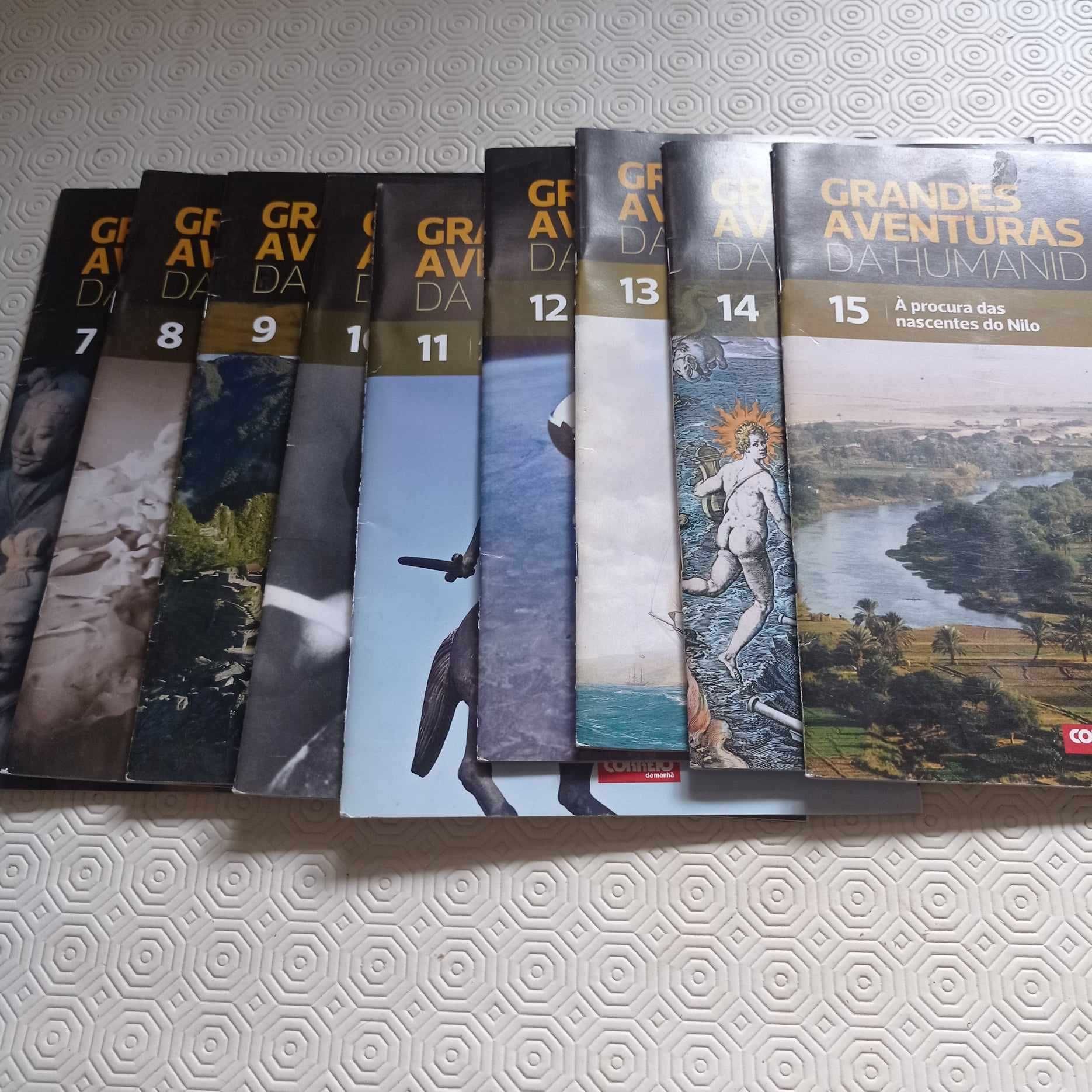 vendo revistas grandes aventuras da humanidade do nº7 ao nº15