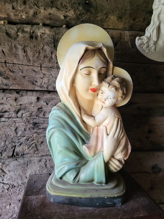 Maryja z dzieciątkiem Jezus Matka Boska figurka