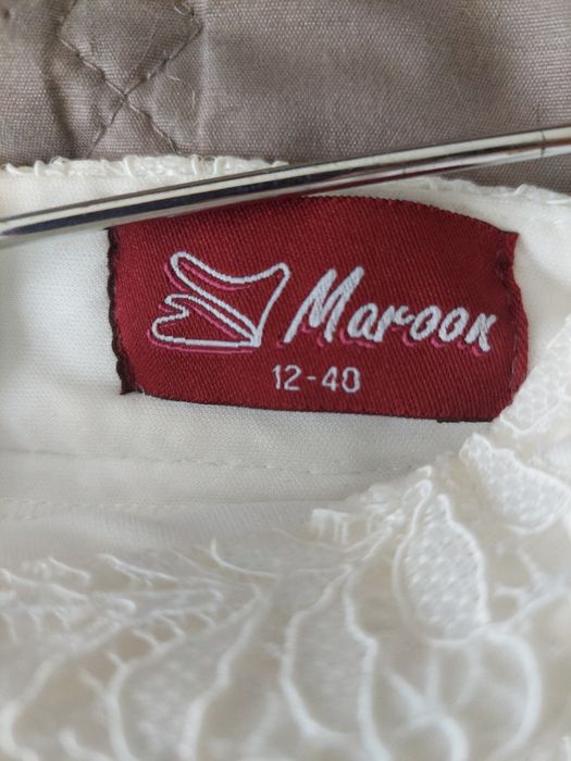 Гіпюрова спідниця молочного кольору