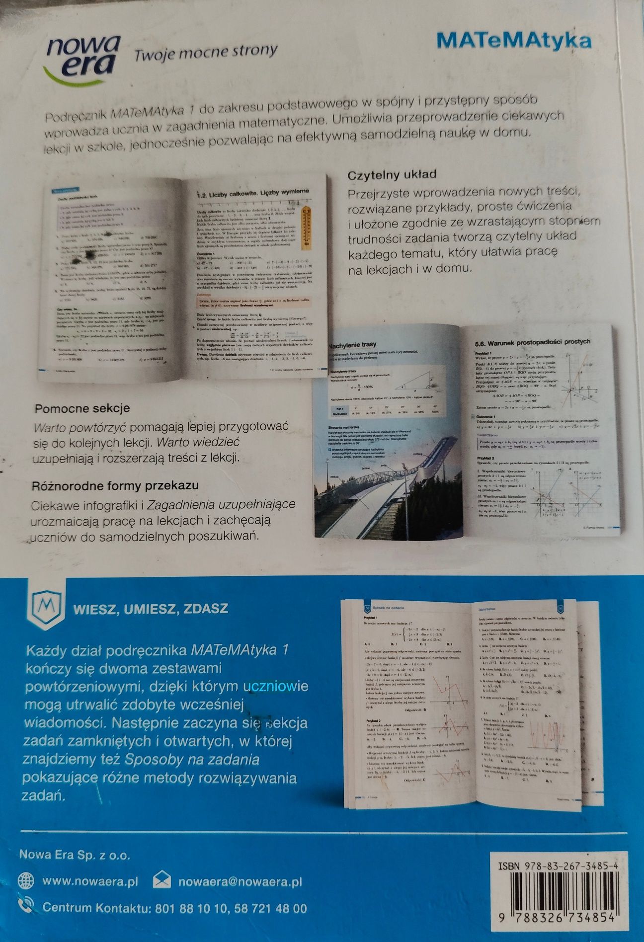Podręcznik z matematyki 1, zakres podstawowy