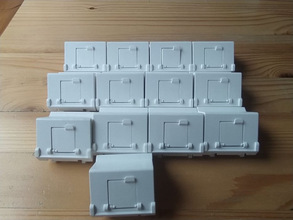 ADC KRONE RJ45 faceplate 45x45 obudowa maskownica