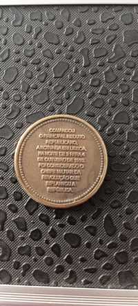 Medalha em bronze rara para colecionador