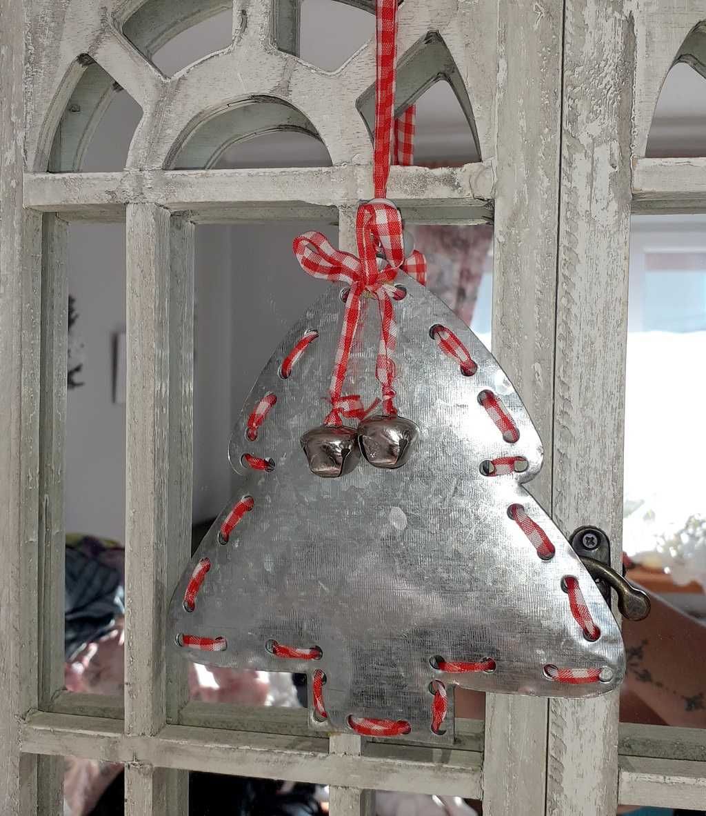 Zawieszka Świąteczna stroik okno drzwi choinka dzwoneczki wyprzedaż