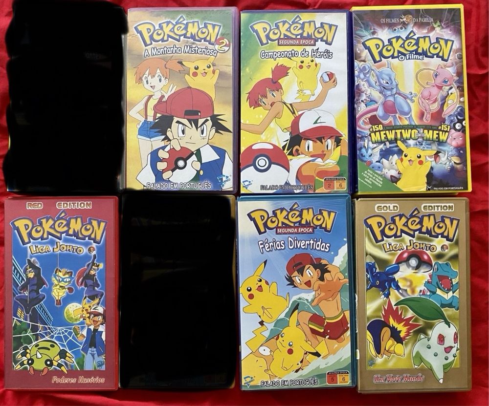 Cassetes VHS Pokémon