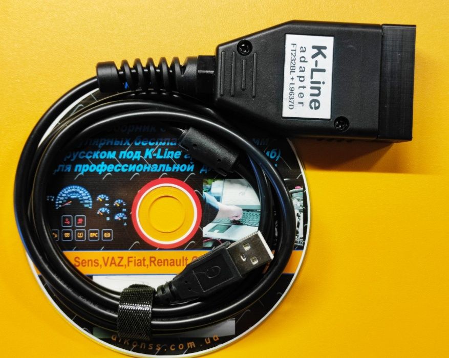 USB K-Line адаптер GM12 профессиональный FT232RL  MC33290 Lanos Sens U