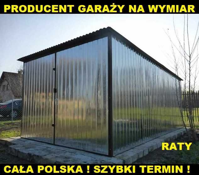 Garaż blaszany 3x5 4x6 Garaże blaszane Blaszak Cały KRAJ SZYBKI TERMIN