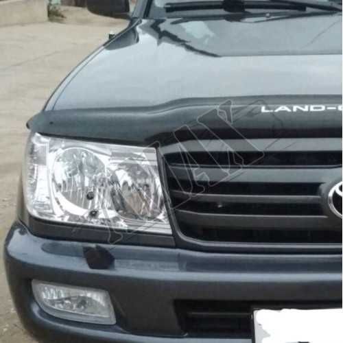Передние фары ( черные ) Toyota Land Cruiser 100 (98-05) оптика фара