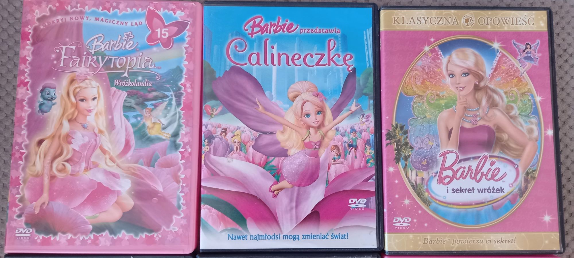 Barbie  zestaw 6x dvd