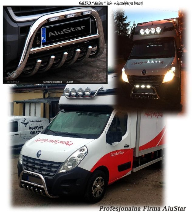 Orurowanie Kangur z LED Iveco Ducato Sprinter Crafter od AluStar