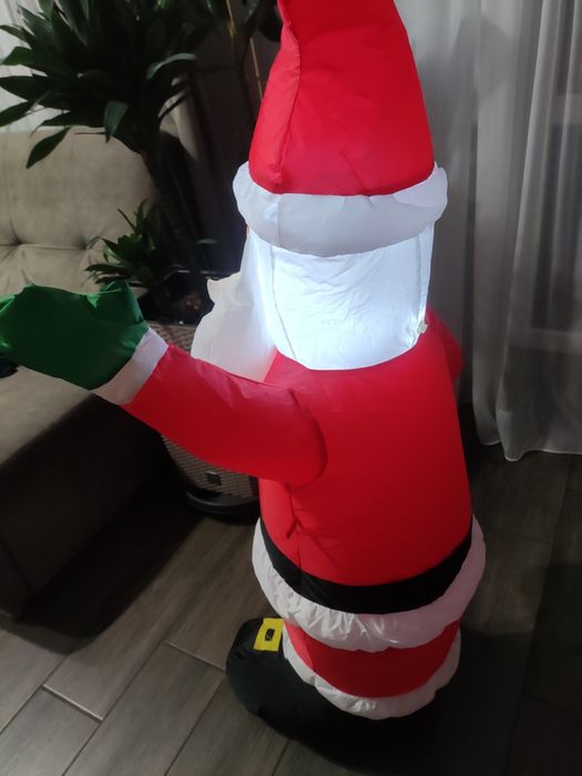 Надувной Санта Клаус 120 см уличный, комнатный