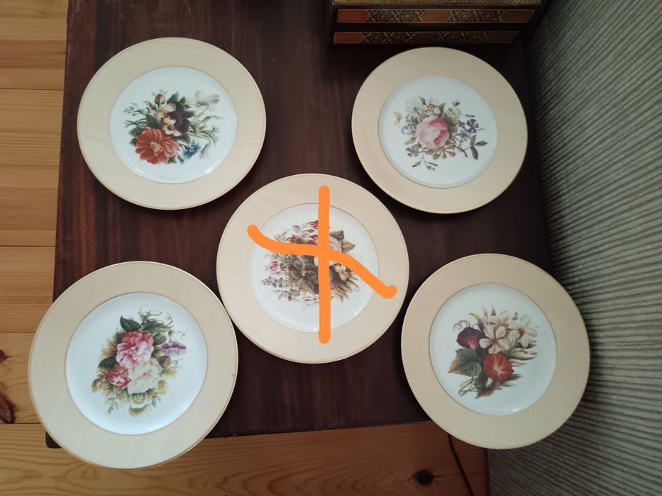 Pratos vista Alegre Palácio da Ajuda e Limoges