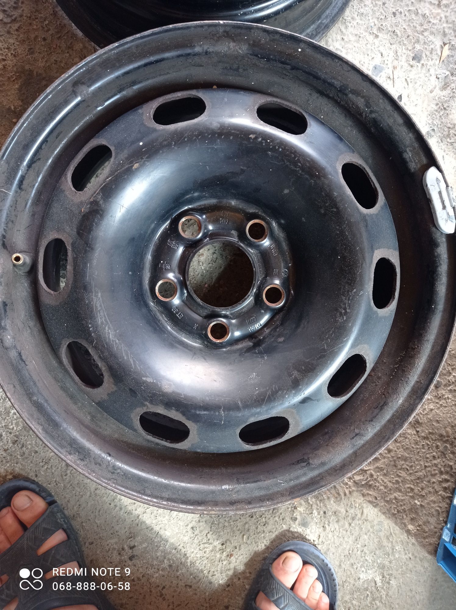 Диски r14 5*100 vw,диски стальні Фольксваген груп,скудо