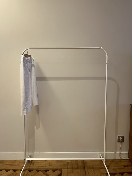 Suporte para cabides IKEA MULIG branco, novo
