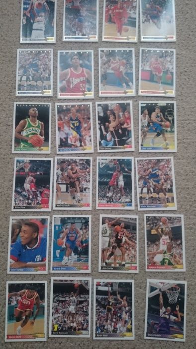 PROMOCJA Unikatowe KARTY NBA lata 90-te