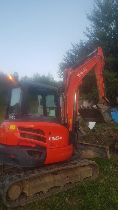 koparka gąsienicowa kubota u55-4 yanmar obrotowa jcb