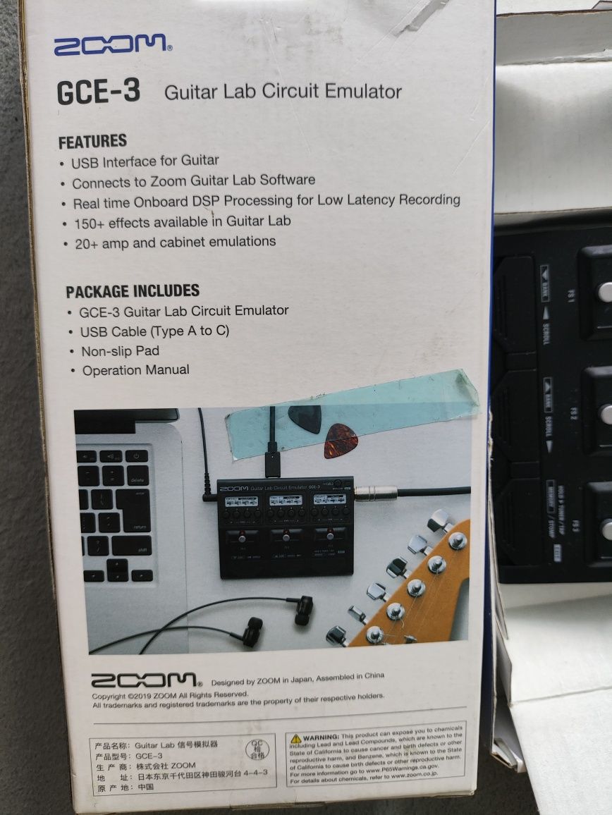 Interfejs Gitarowy ZOOM GCE-3